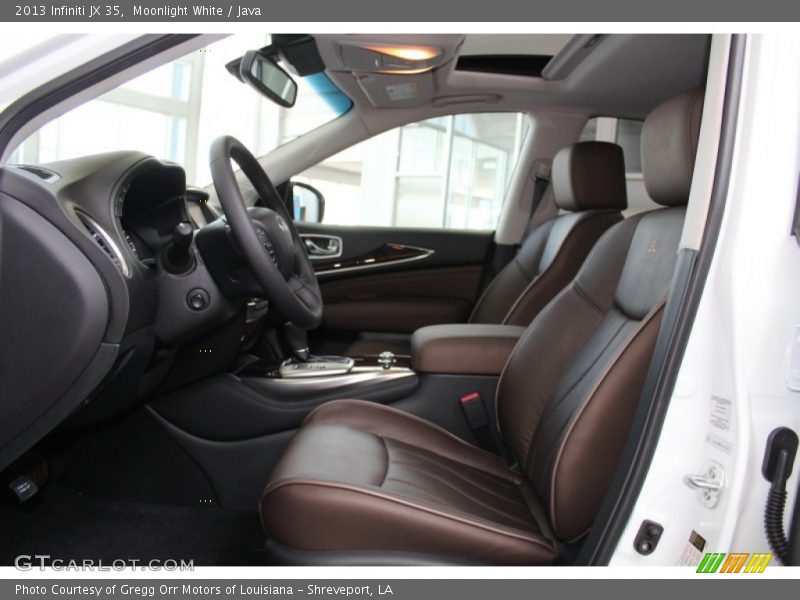 Moonlight White / Java 2013 Infiniti JX 35