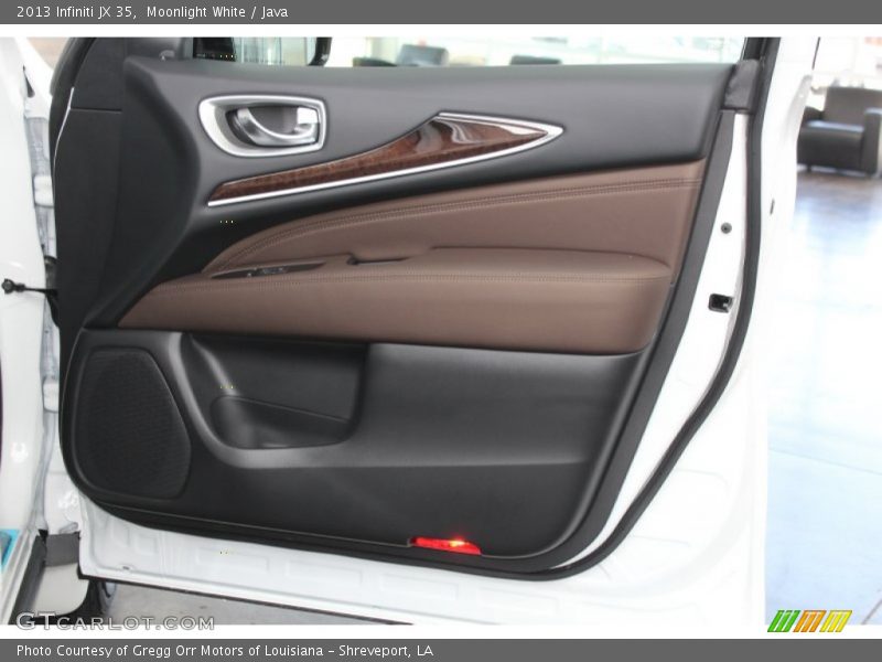 Moonlight White / Java 2013 Infiniti JX 35