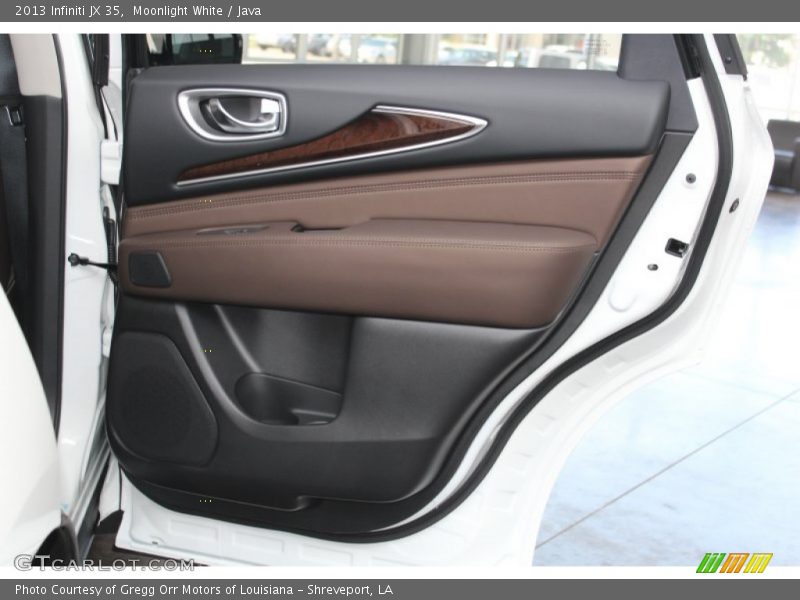 Moonlight White / Java 2013 Infiniti JX 35