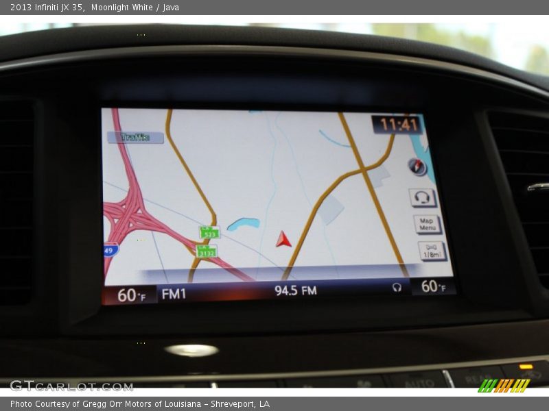 Moonlight White / Java 2013 Infiniti JX 35