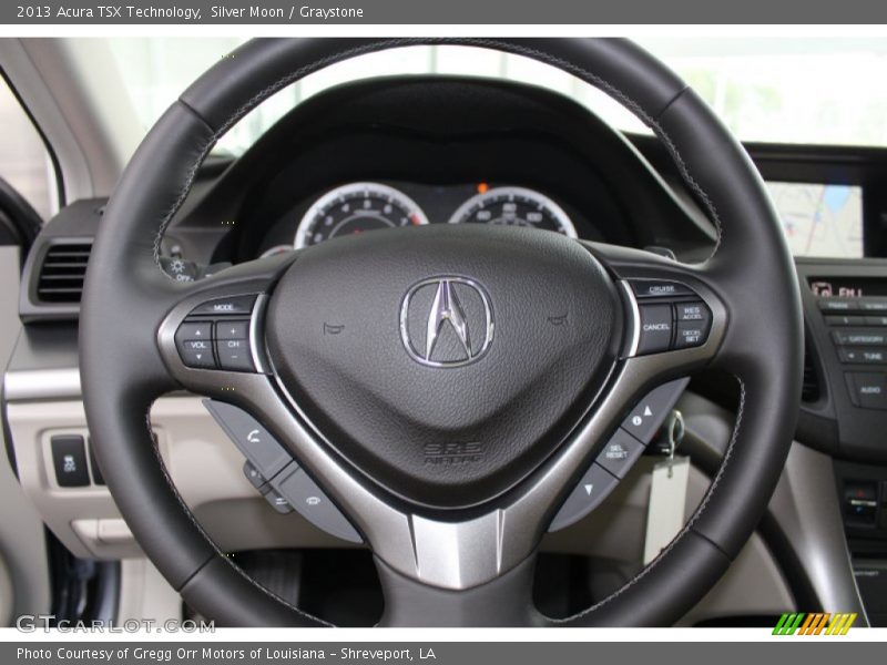  2013 TSX Technology Steering Wheel