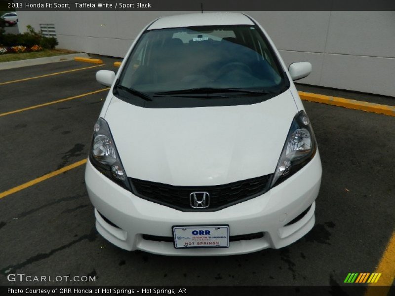 Taffeta White / Sport Black 2013 Honda Fit Sport