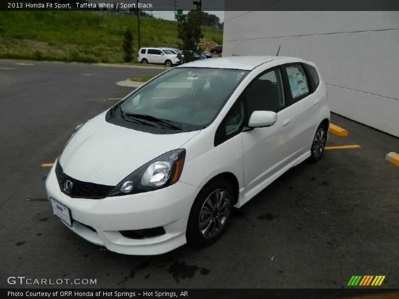 Taffeta White / Sport Black 2013 Honda Fit Sport