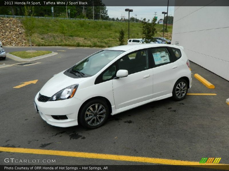 Taffeta White / Sport Black 2013 Honda Fit Sport