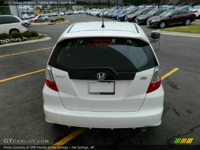 Taffeta White / Sport Black 2013 Honda Fit Sport
