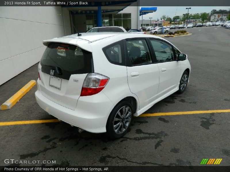 Taffeta White / Sport Black 2013 Honda Fit Sport