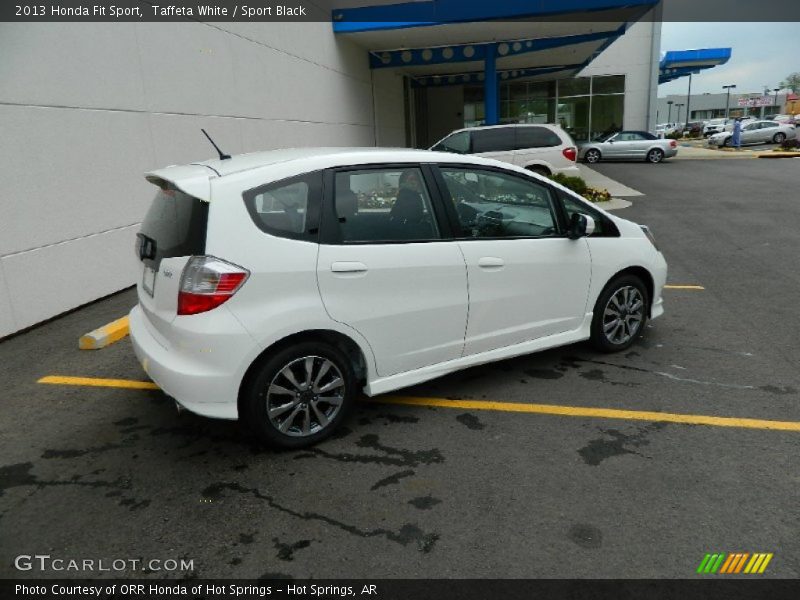 Taffeta White / Sport Black 2013 Honda Fit Sport