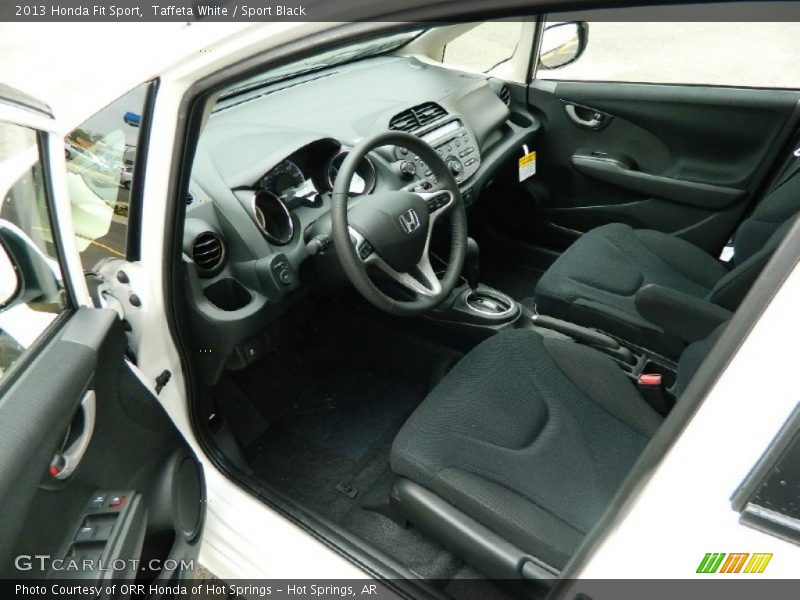 Taffeta White / Sport Black 2013 Honda Fit Sport