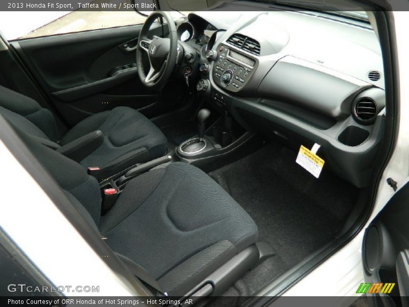 Taffeta White / Sport Black 2013 Honda Fit Sport