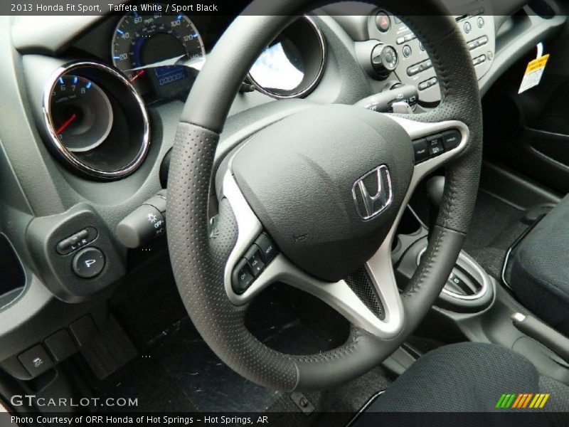 Taffeta White / Sport Black 2013 Honda Fit Sport