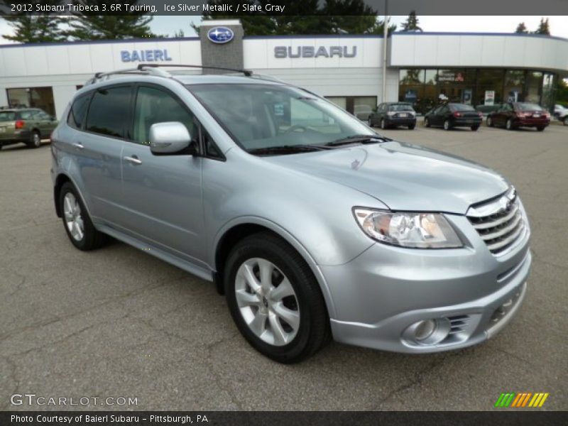 Ice Silver Metallic / Slate Gray 2012 Subaru Tribeca 3.6R Touring