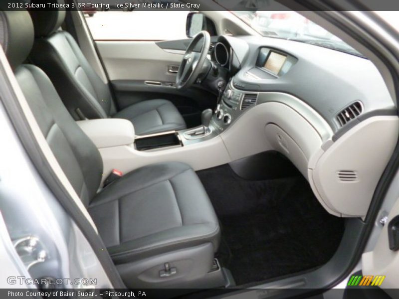 Ice Silver Metallic / Slate Gray 2012 Subaru Tribeca 3.6R Touring