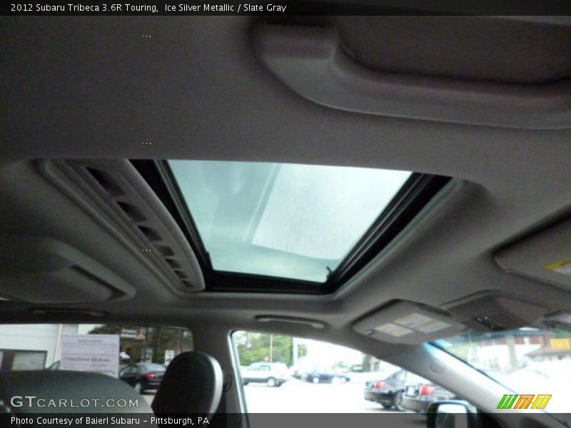Ice Silver Metallic / Slate Gray 2012 Subaru Tribeca 3.6R Touring