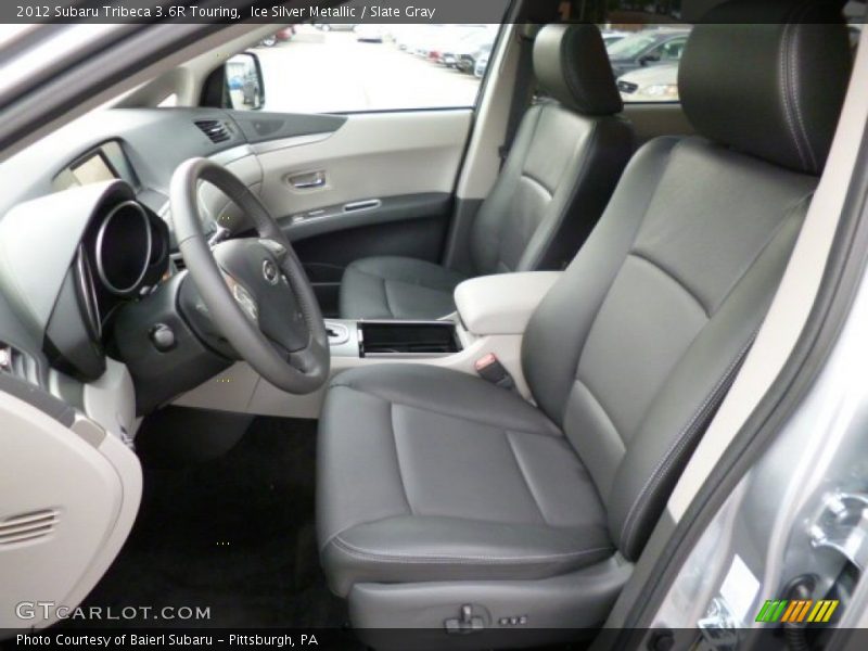 Ice Silver Metallic / Slate Gray 2012 Subaru Tribeca 3.6R Touring