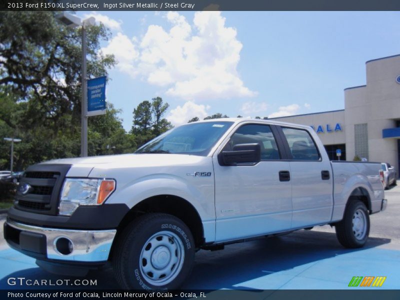 Front 3/4 View of 2013 F150 XL SuperCrew