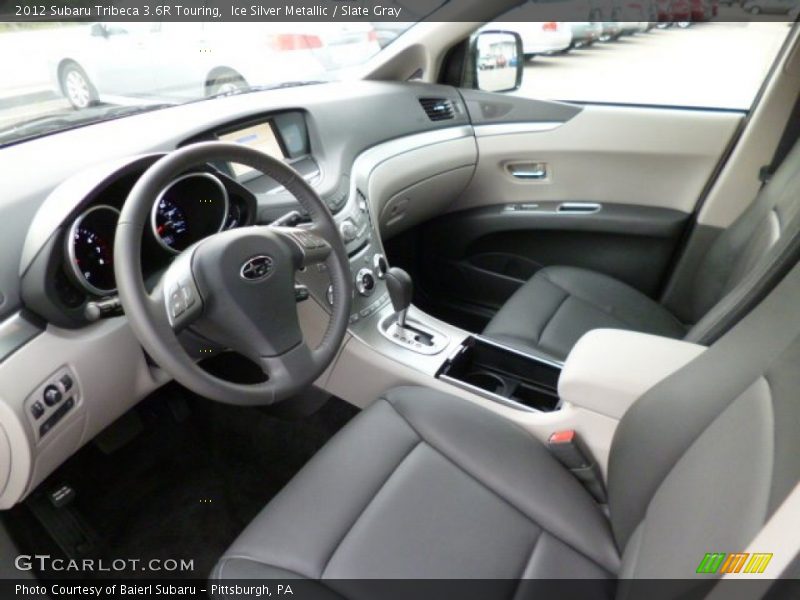 Ice Silver Metallic / Slate Gray 2012 Subaru Tribeca 3.6R Touring