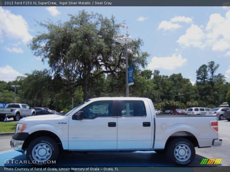  2013 F150 XL SuperCrew Ingot Silver Metallic