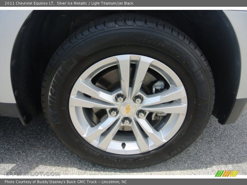 Silver Ice Metallic / Light Titanium/Jet Black 2011 Chevrolet Equinox LT
