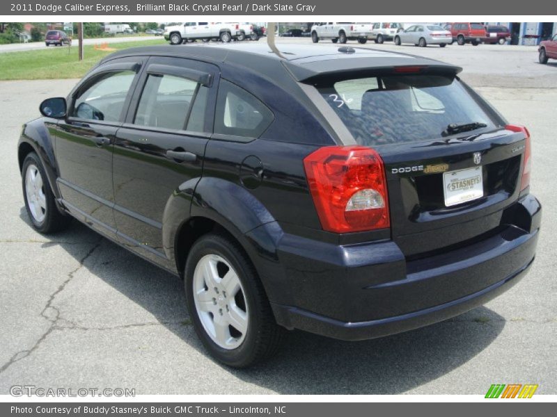 Brilliant Black Crystal Pearl / Dark Slate Gray 2011 Dodge Caliber Express
