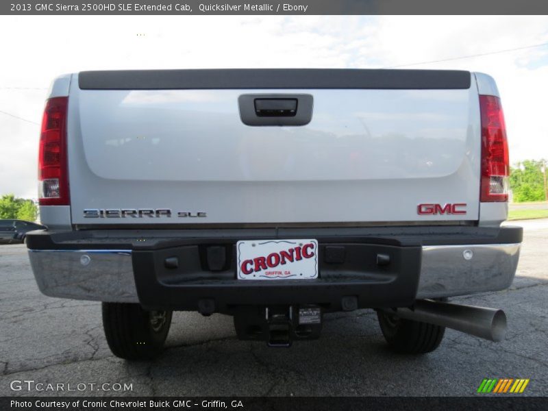 Quicksilver Metallic / Ebony 2013 GMC Sierra 2500HD SLE Extended Cab