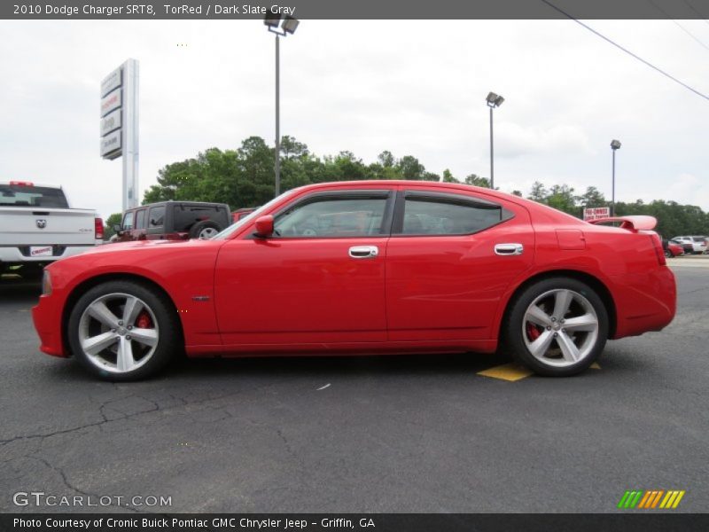TorRed / Dark Slate Gray 2010 Dodge Charger SRT8