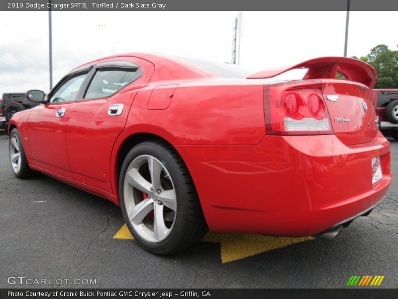 TorRed / Dark Slate Gray 2010 Dodge Charger SRT8