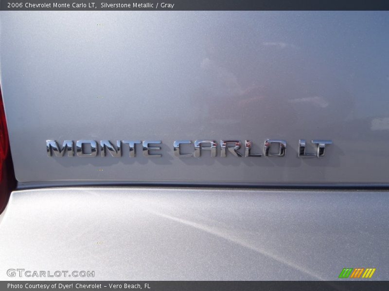 Silverstone Metallic / Gray 2006 Chevrolet Monte Carlo LT