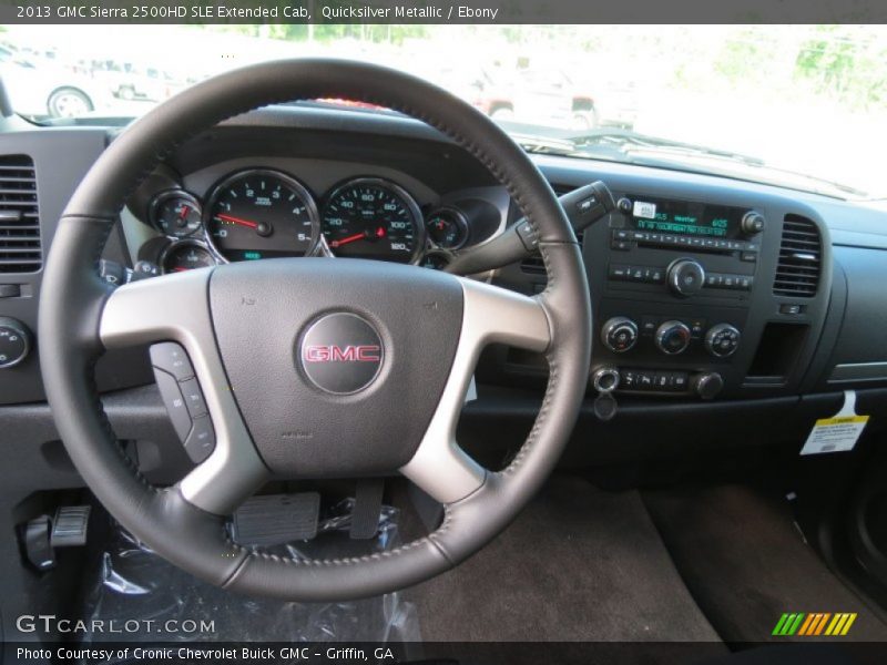 Dashboard of 2013 Sierra 2500HD SLE Extended Cab