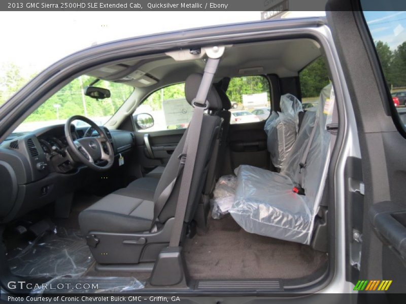  2013 Sierra 2500HD SLE Extended Cab Ebony Interior