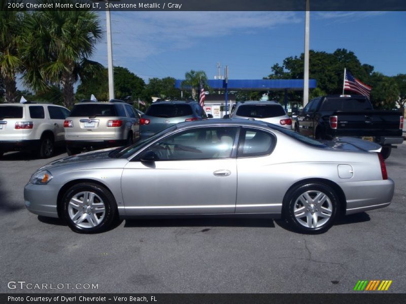 Silverstone Metallic / Gray 2006 Chevrolet Monte Carlo LT