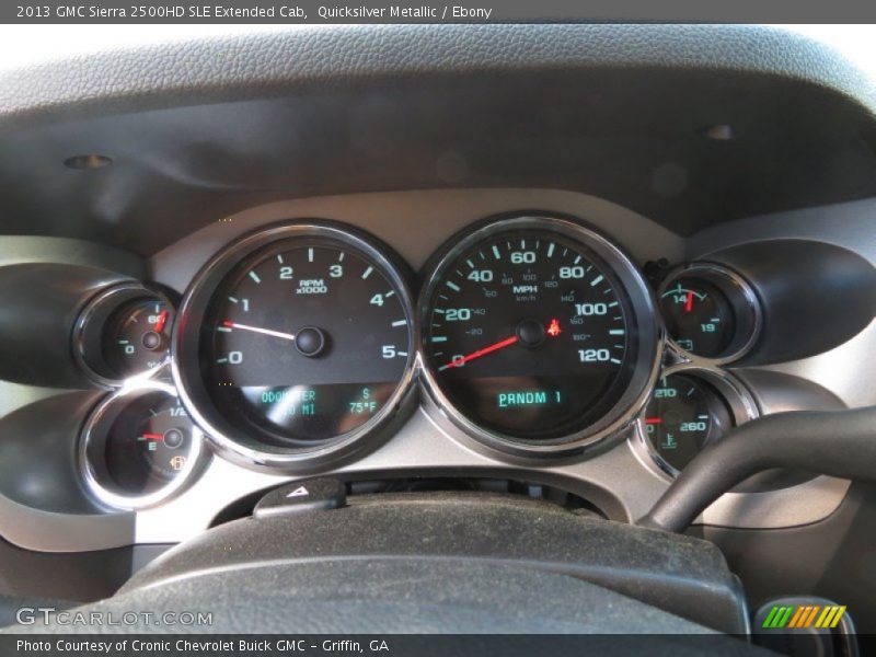  2013 Sierra 2500HD SLE Extended Cab SLE Extended Cab Gauges