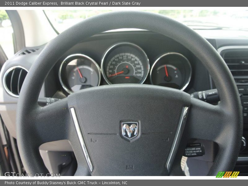Brilliant Black Crystal Pearl / Dark Slate Gray 2011 Dodge Caliber Express