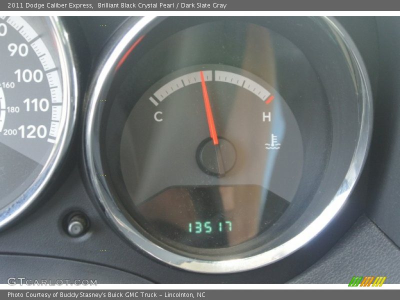 Brilliant Black Crystal Pearl / Dark Slate Gray 2011 Dodge Caliber Express