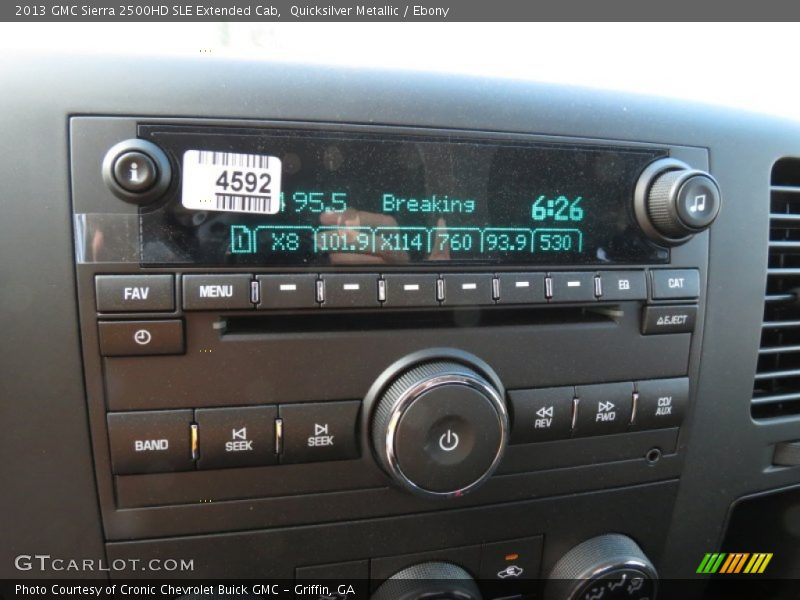 Audio System of 2013 Sierra 2500HD SLE Extended Cab