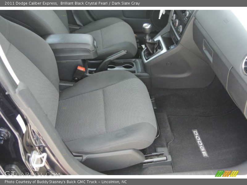 Brilliant Black Crystal Pearl / Dark Slate Gray 2011 Dodge Caliber Express
