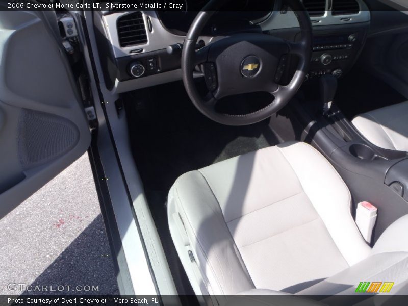 Silverstone Metallic / Gray 2006 Chevrolet Monte Carlo LT
