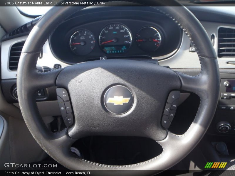 Silverstone Metallic / Gray 2006 Chevrolet Monte Carlo LT
