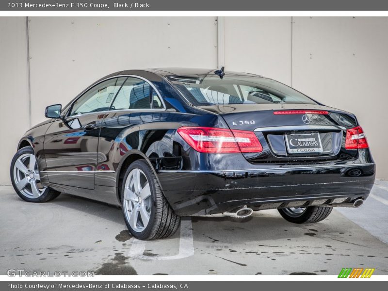 Black / Black 2013 Mercedes-Benz E 350 Coupe