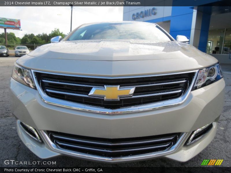 Champagne Silver Metallic / Jet Black/Dark Titanium 2014 Chevrolet Impala LTZ