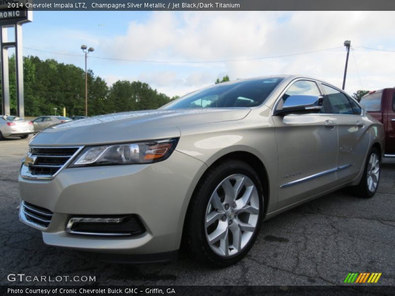 Champagne Silver Metallic / Jet Black/Dark Titanium 2014 Chevrolet Impala LTZ