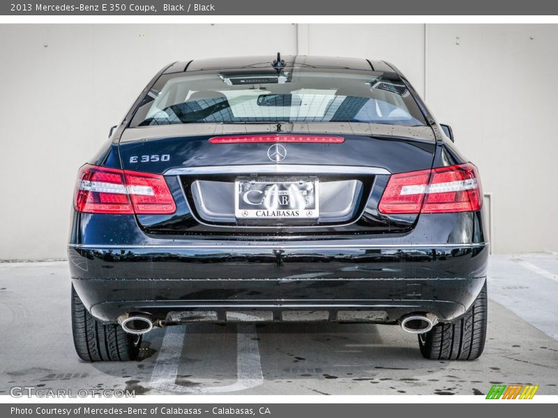 Black / Black 2013 Mercedes-Benz E 350 Coupe