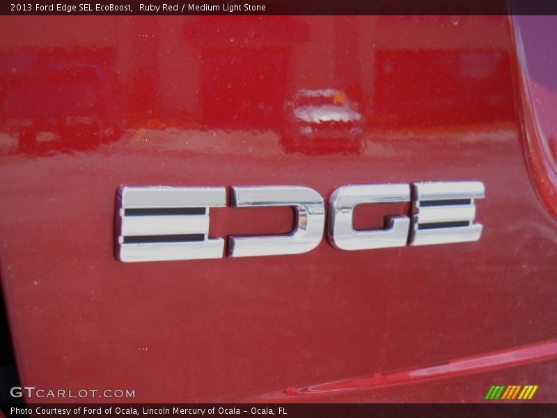 Ruby Red / Medium Light Stone 2013 Ford Edge SEL EcoBoost