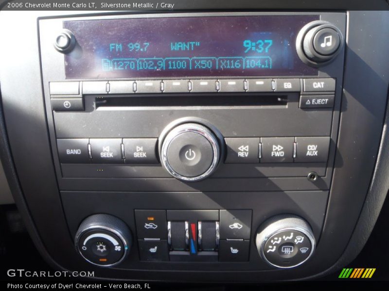 Silverstone Metallic / Gray 2006 Chevrolet Monte Carlo LT