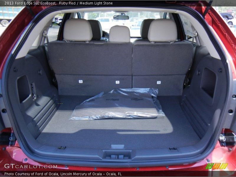Ruby Red / Medium Light Stone 2013 Ford Edge SEL EcoBoost