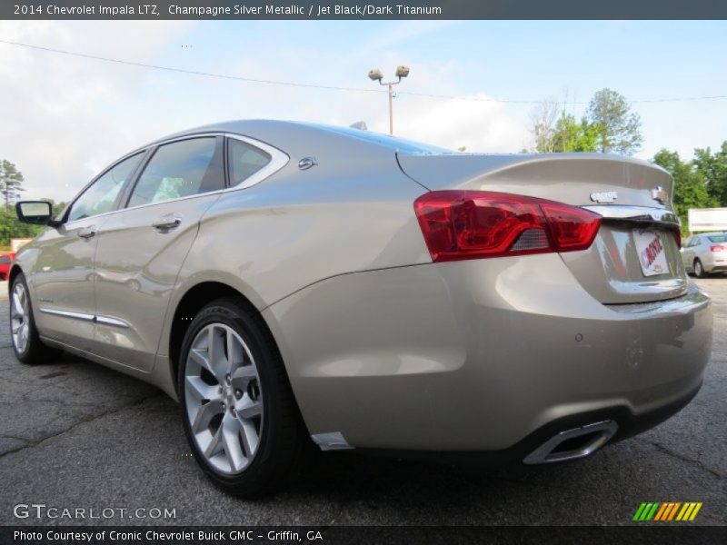 Champagne Silver Metallic / Jet Black/Dark Titanium 2014 Chevrolet Impala LTZ