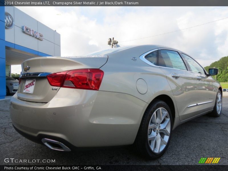 Champagne Silver Metallic / Jet Black/Dark Titanium 2014 Chevrolet Impala LTZ