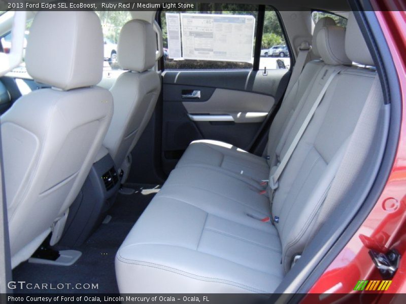 Ruby Red / Medium Light Stone 2013 Ford Edge SEL EcoBoost