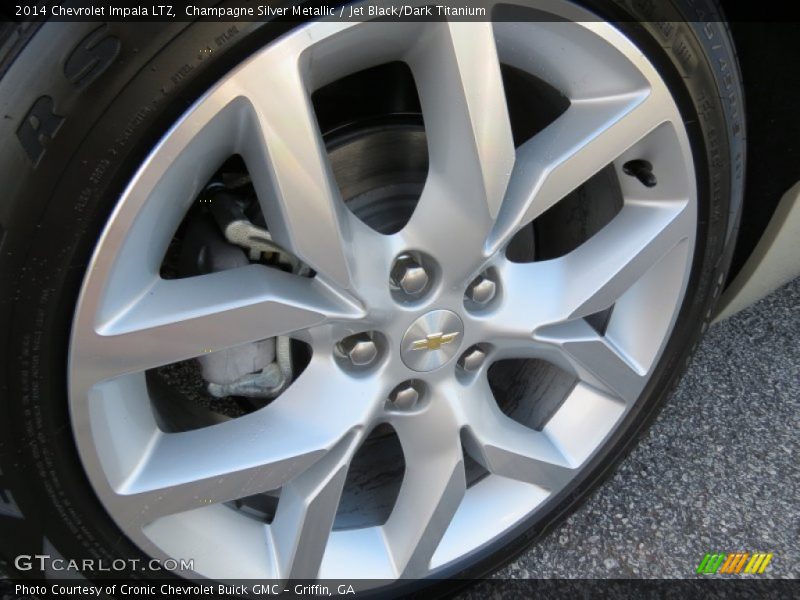 Champagne Silver Metallic / Jet Black/Dark Titanium 2014 Chevrolet Impala LTZ