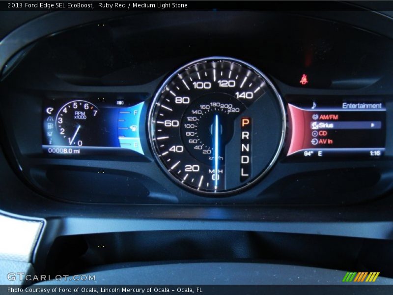 Ruby Red / Medium Light Stone 2013 Ford Edge SEL EcoBoost