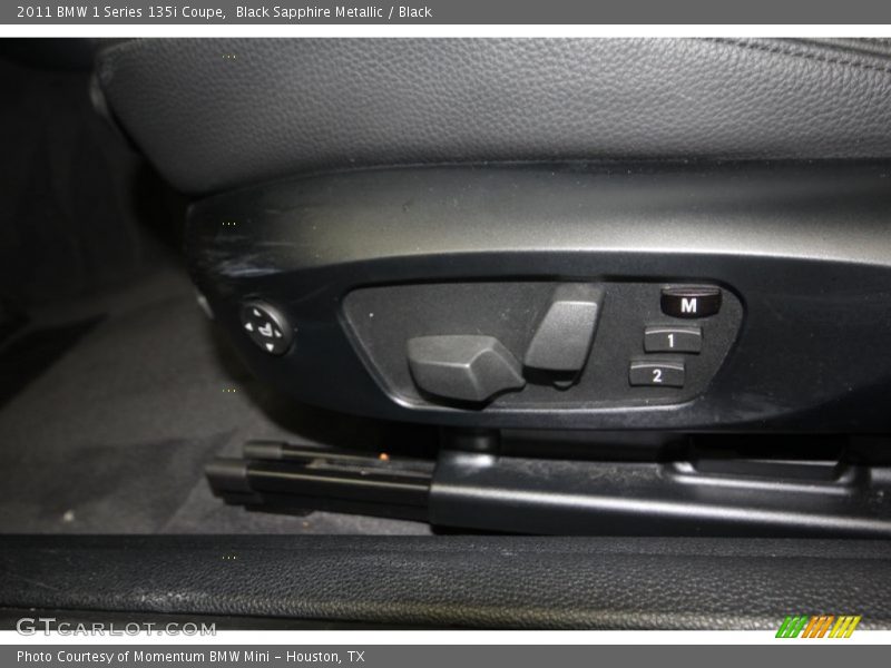 Black Sapphire Metallic / Black 2011 BMW 1 Series 135i Coupe